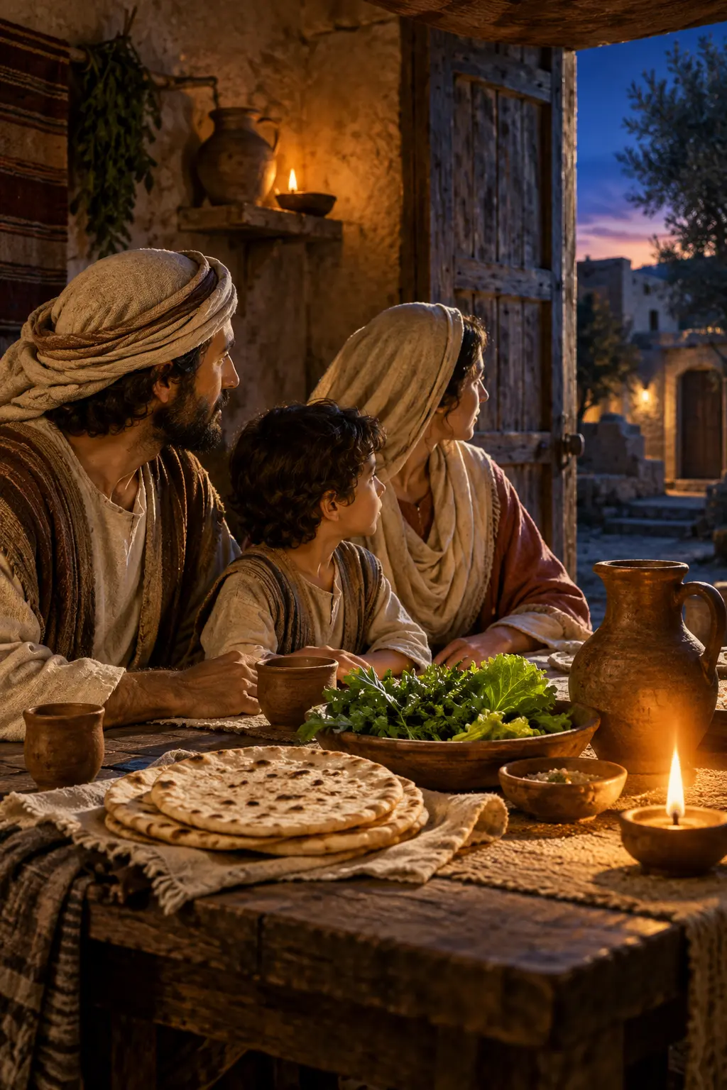 Passover — source-inspired artistic interpretation