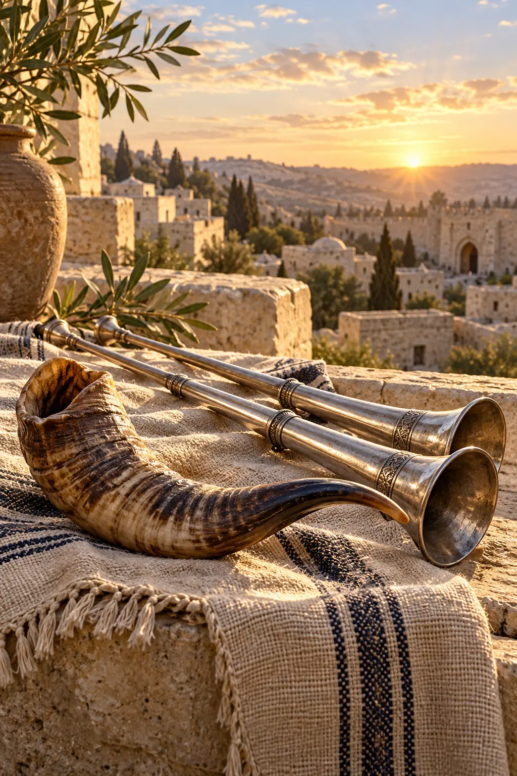 Trumpets / Day of Remembrance — source-inspired artistic interpretation