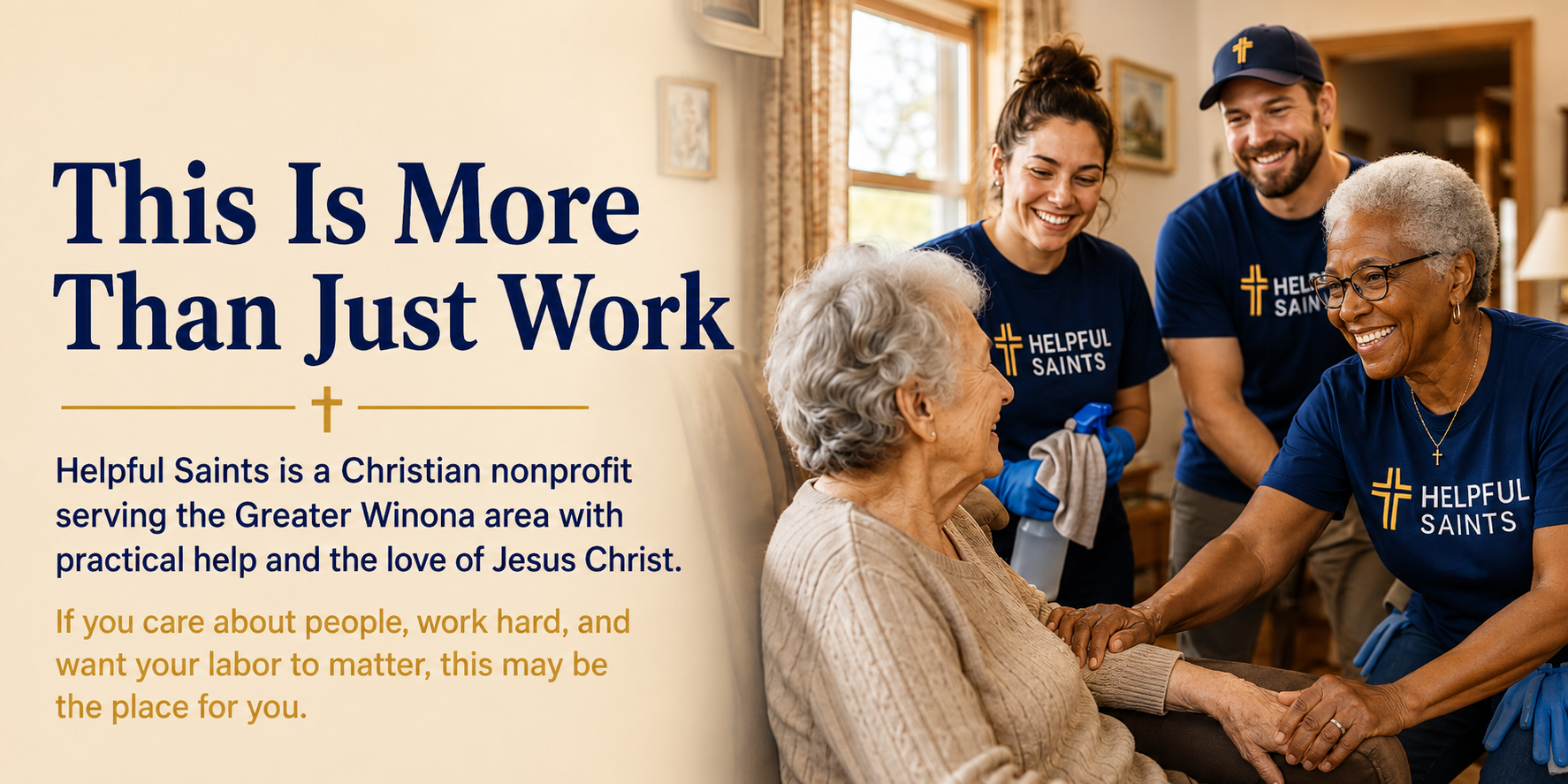 Apply to Helpful Saints in Winona, MN Banner Image