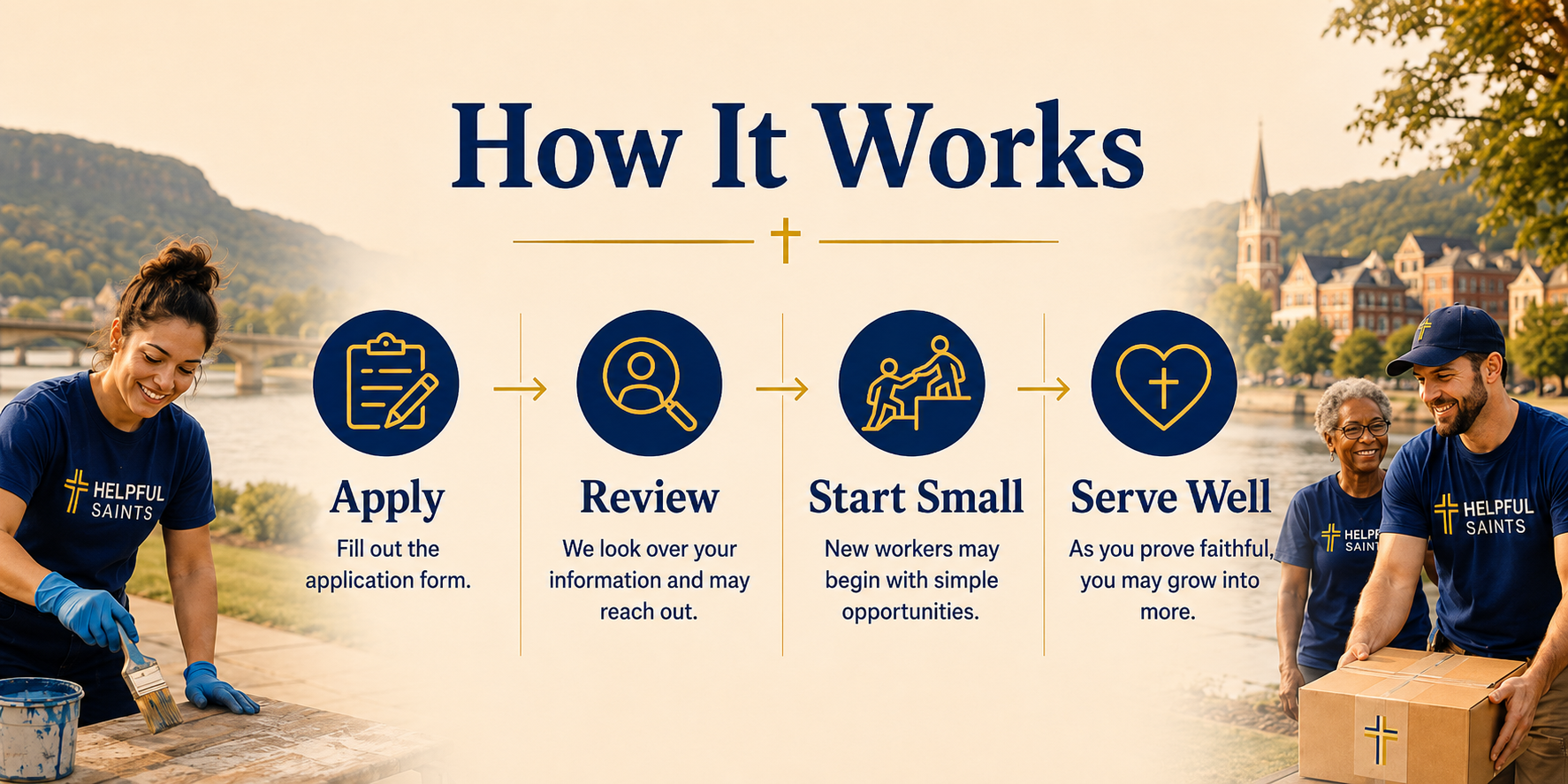 Apply to Helpful Saints in Winona, MN Banner Image