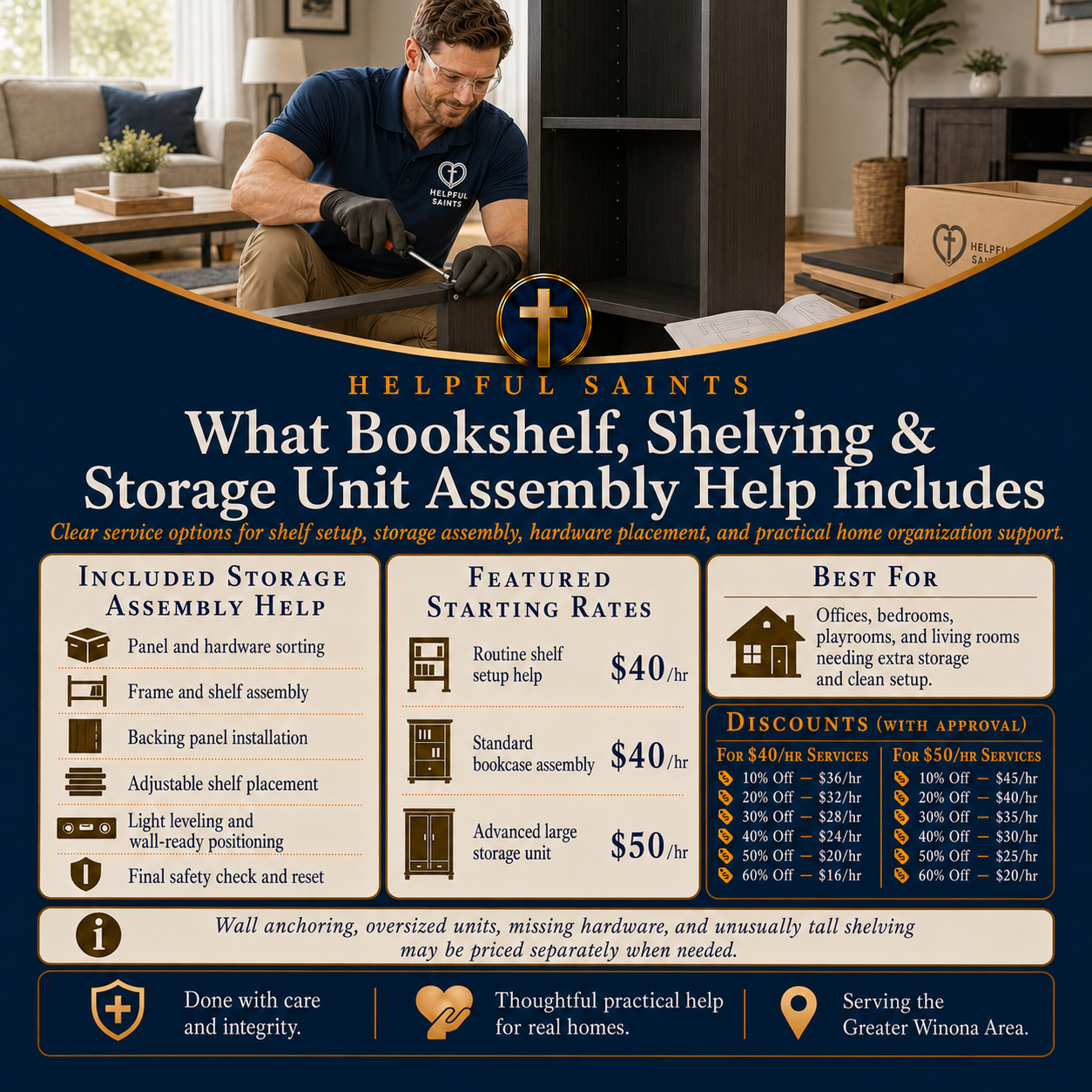 Helpful Saints Winona MN – List of Services and Price Guide – Assembly 2