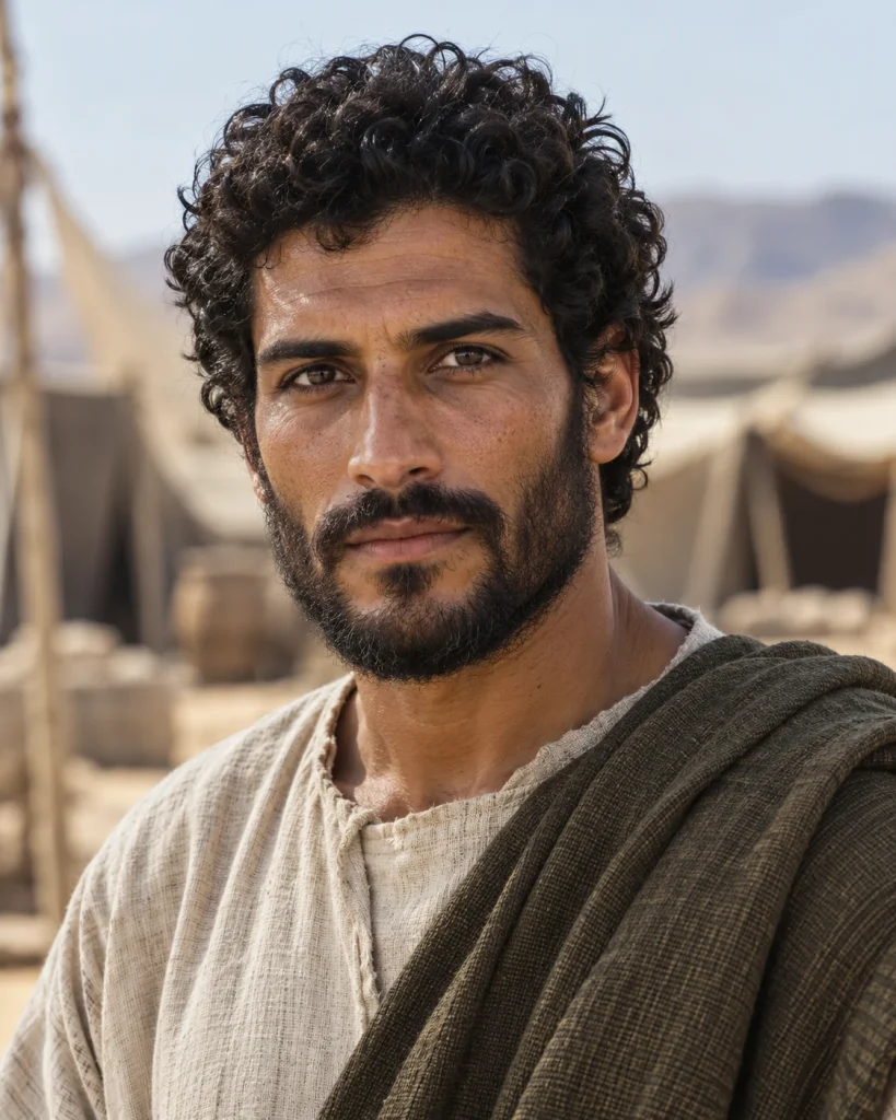 Photorealistic artistic reconstruction of Bezalel; exact appearance and garment details are uncertain.