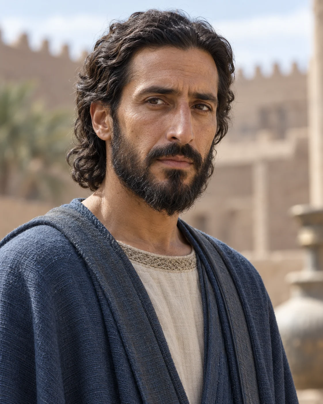 Photorealistic artistic reconstruction of Daniel; face and clothing details are uncertain.