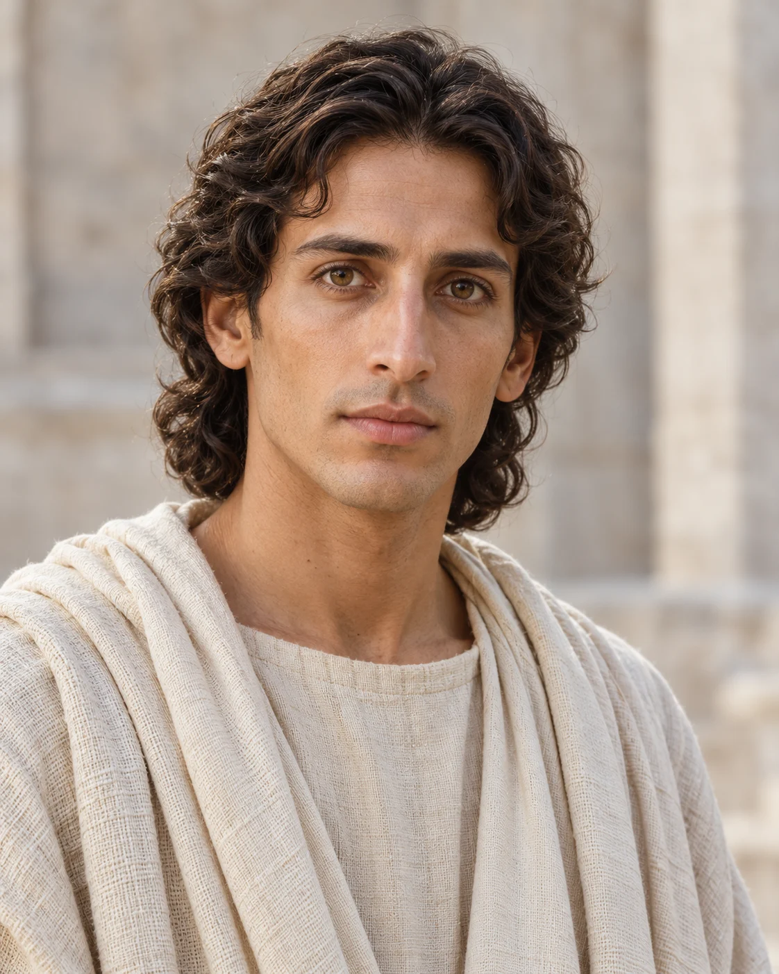 Symbolic artistic human-form visualization of Gabriel (angel); no verified appearance is claimed.