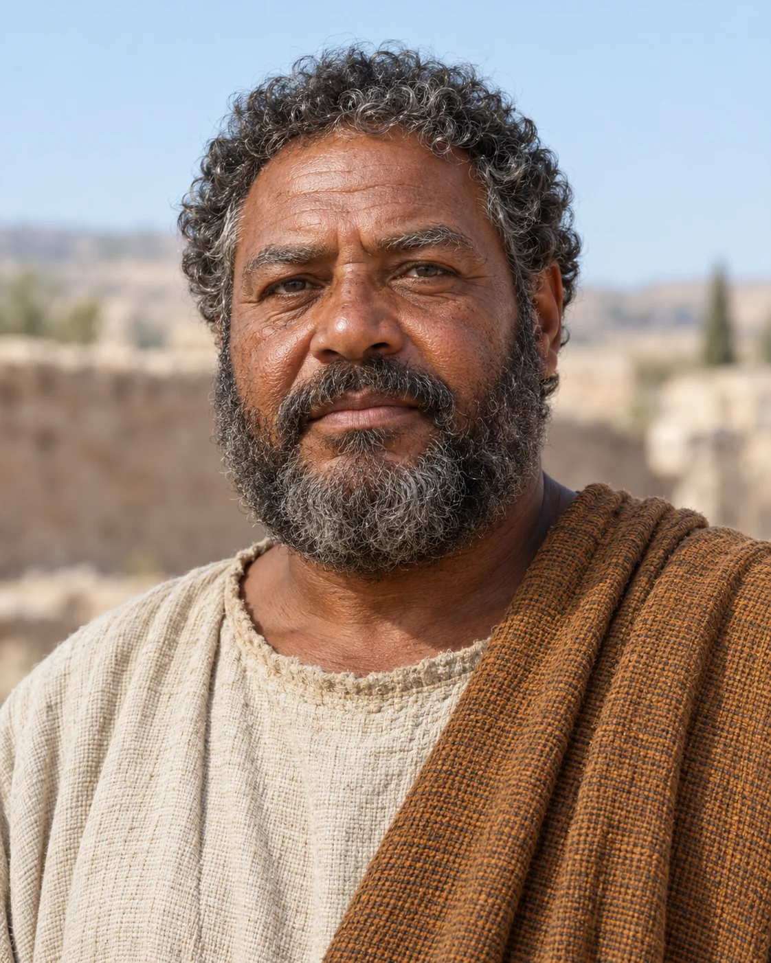 Photorealistic artistic reconstruction of Kohath; exact appearance and garment details are uncertain.