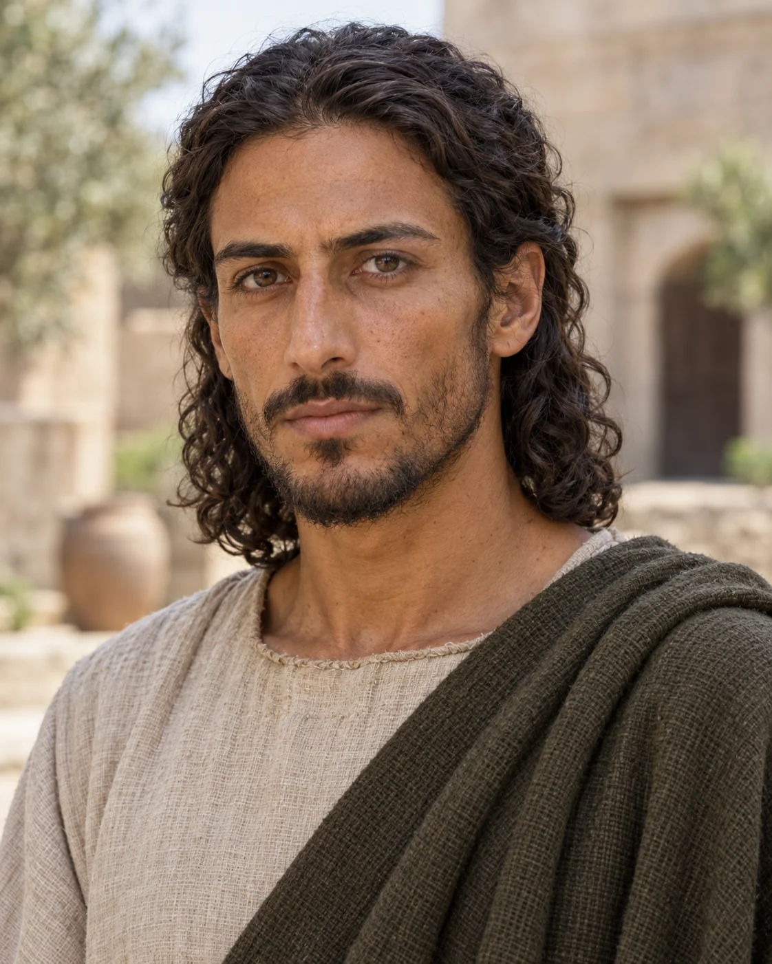 Photorealistic artistic reconstruction of Meshach (Mishael); face and clothing details are uncertain.