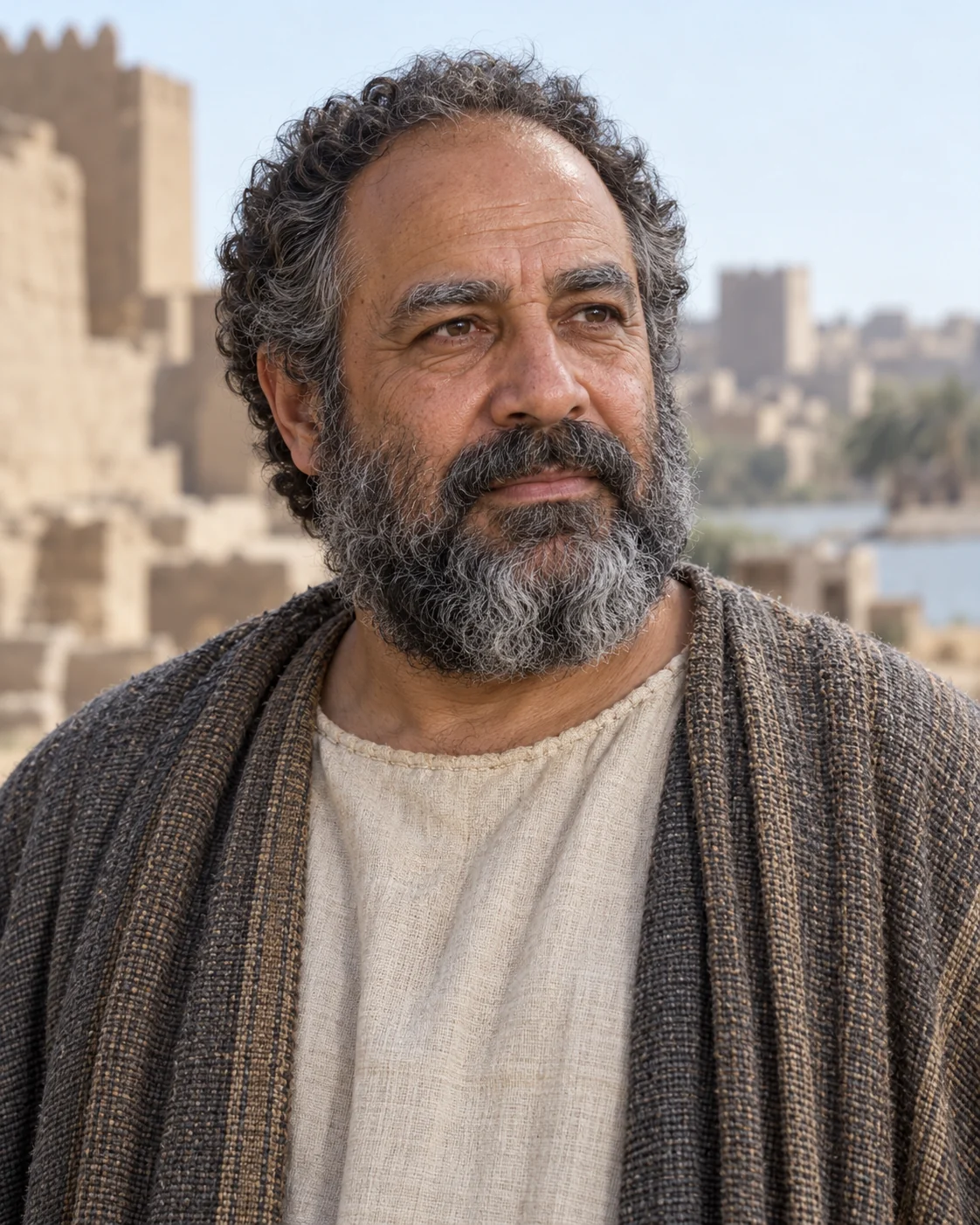 Photorealistic artistic reconstruction of Mordecai; exact appearance and garment details are uncertain.