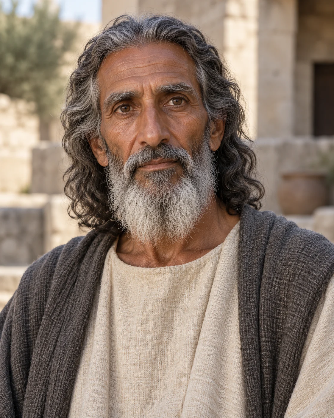 Photorealistic artistic reconstruction of Samuel; exact appearance and garment details are uncertain.