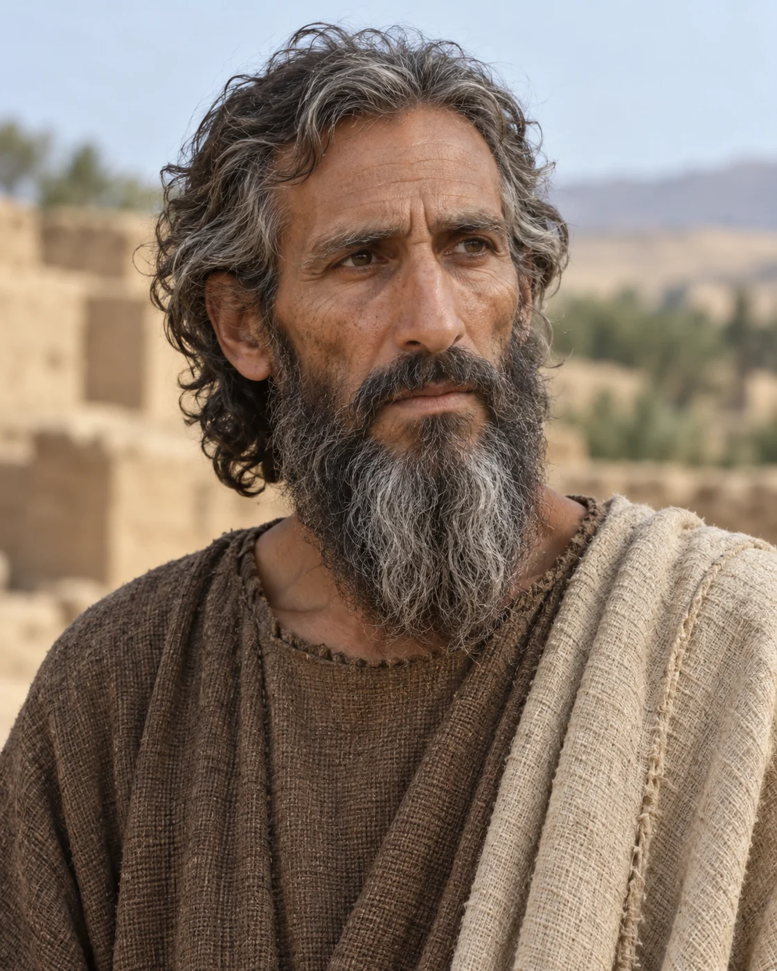 Photorealistic artistic reconstruction of Serug; appearance unknown.