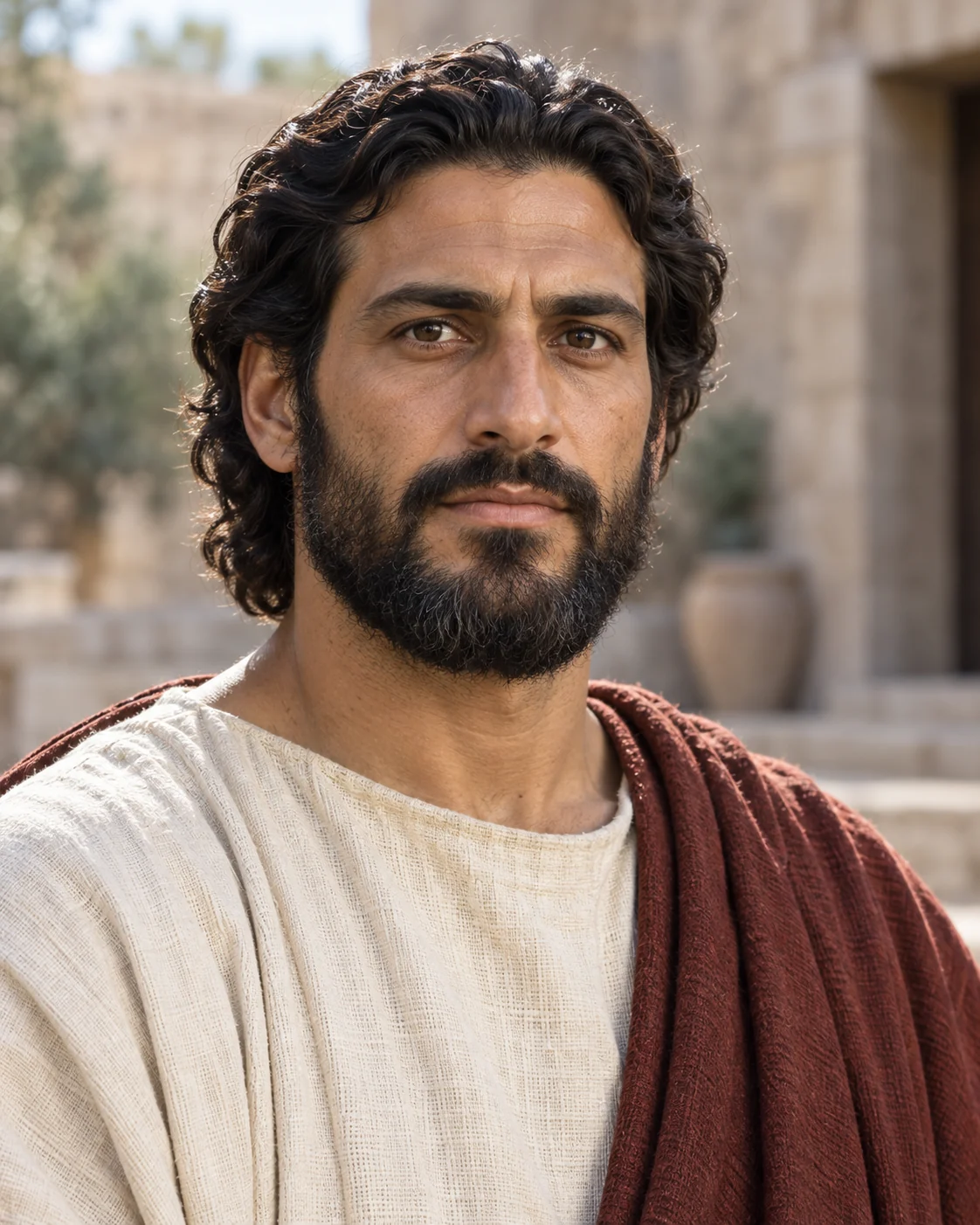 Photorealistic artistic reconstruction of Uzziah (Azariah, king of Judah); exact appearance and garment details are uncertain.