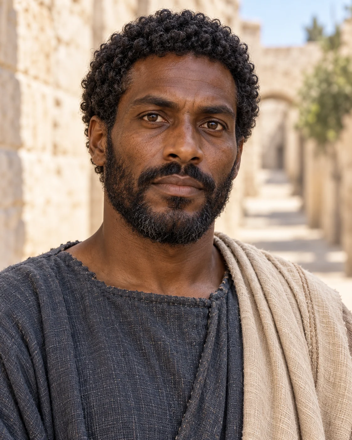 Photorealistic artistic reconstruction of Zephaniah; appearance and clothing details are uncertain.