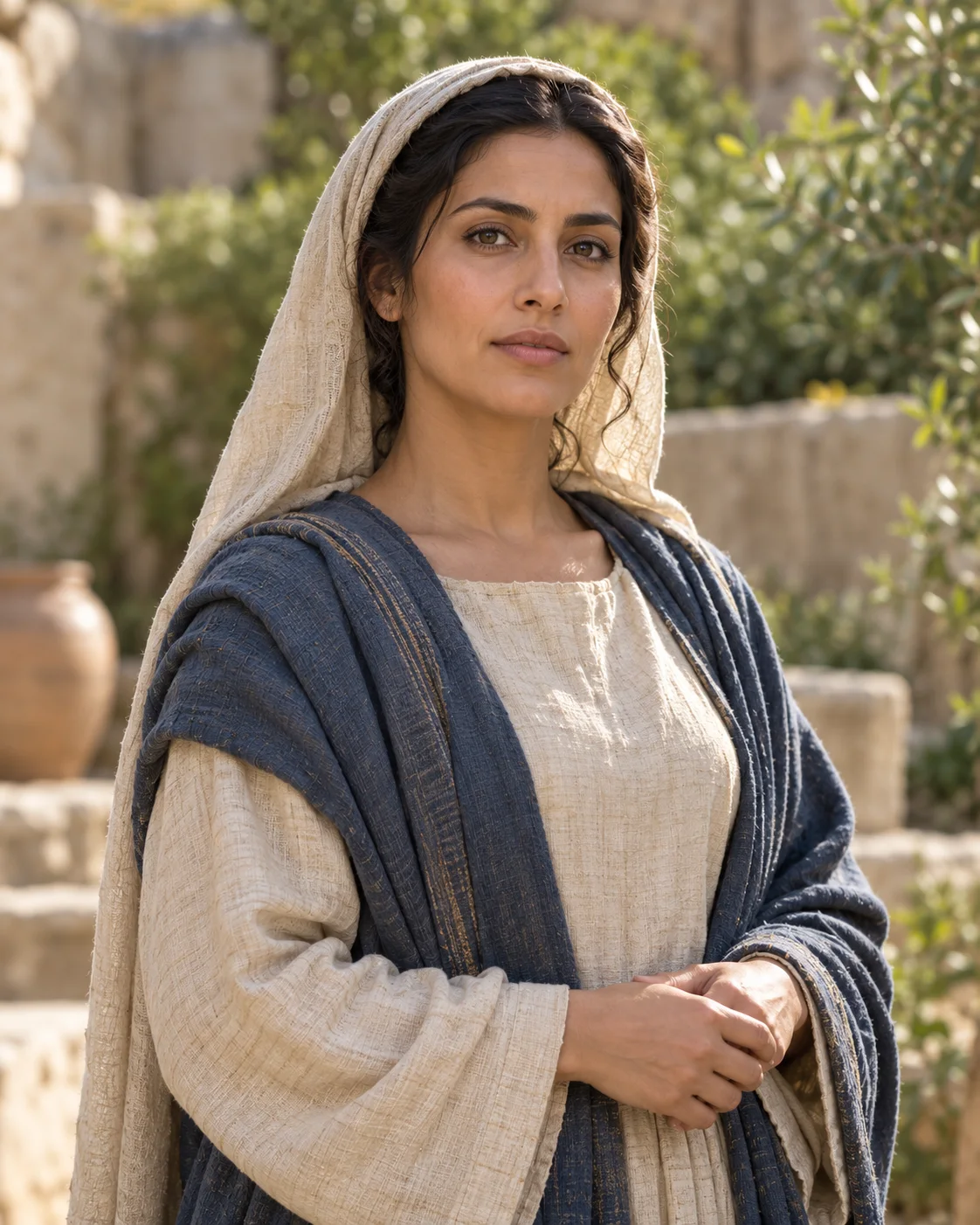 AI-generated artistic interpretation of Susanna (Daniel narrative); appearance unknown.